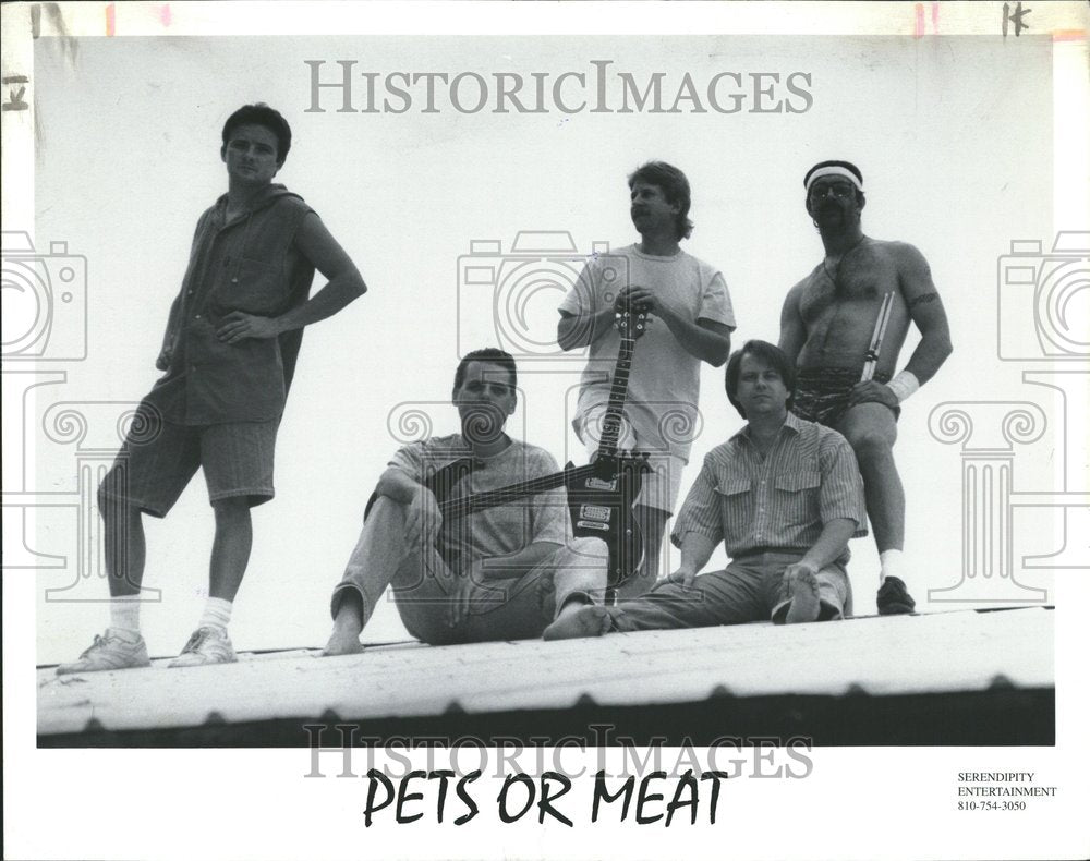1995 Press Photo Pets Meat Musicians - RRV46939 - Historic Images