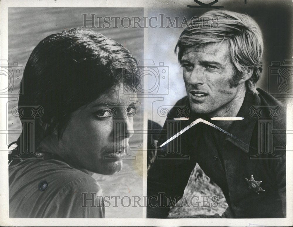 1971 Press Photo Katherine Ross Robert Redford NBC TV - RRV46995 - Historic Images