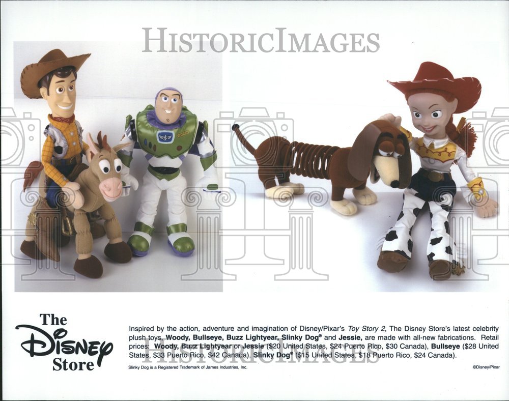 Disney Pixar characters Woody, Bullseye TS2 - Historic Images