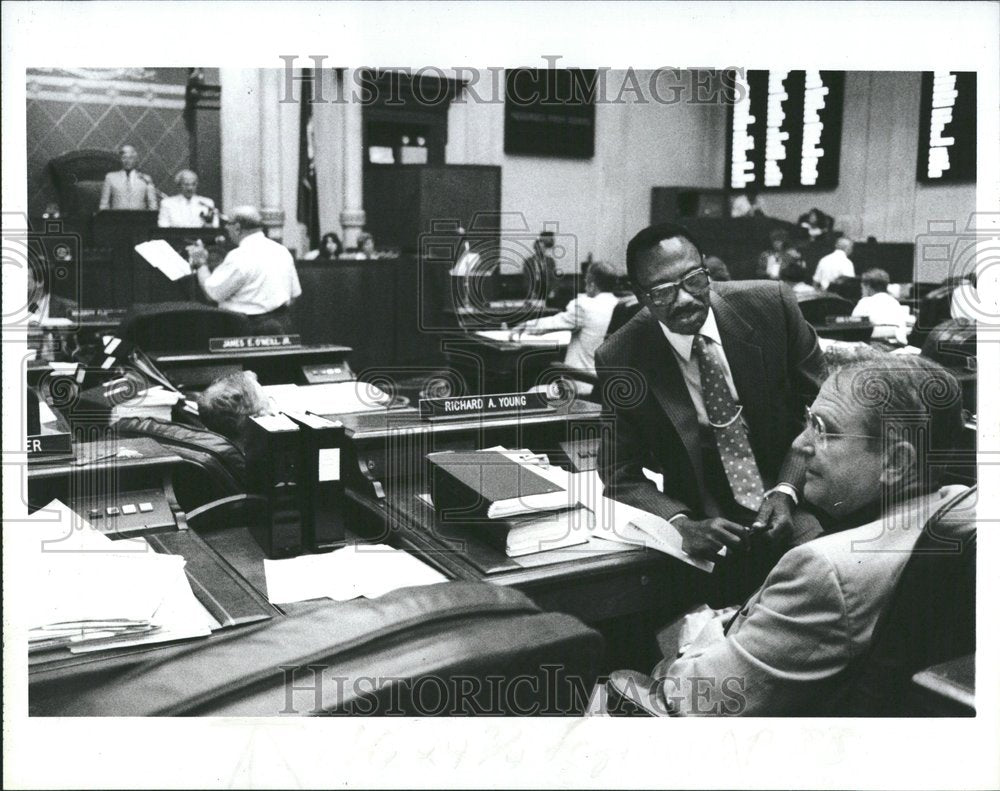 1984 Matthew McNeely Democrat Richard Young - Historic Images