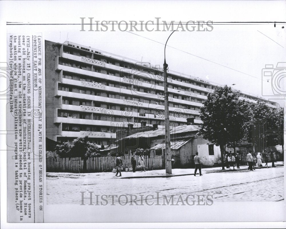 1964 Press Photo Bucharest,Rumania Carlton Building - RRV47303 - Historic Images