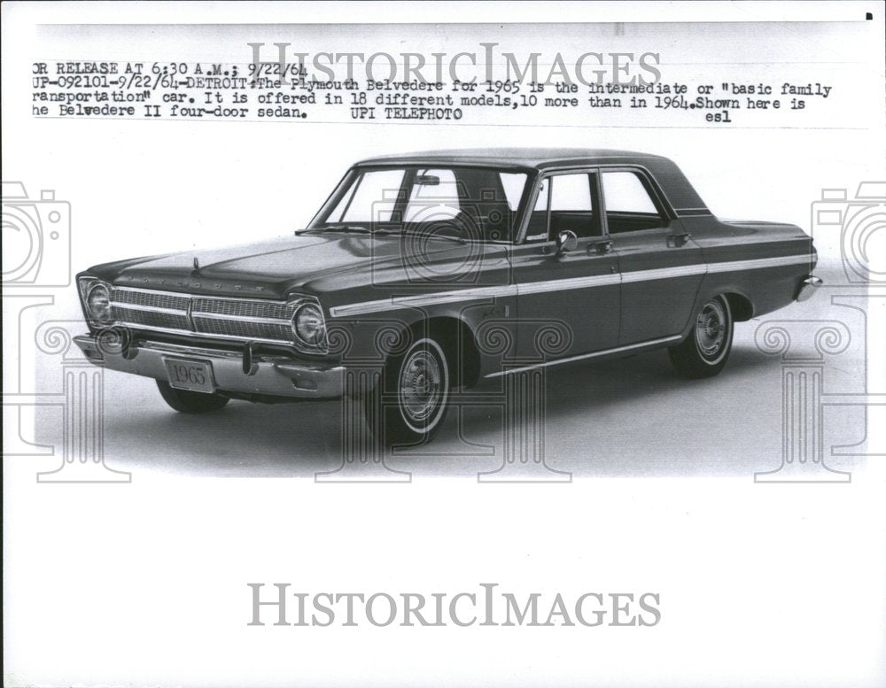 1964, Plymouth Belverdere Basic Family Car - RRV47567 - Historic Images