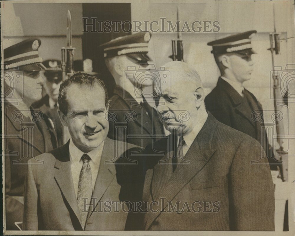 1969 President Nixon French Charles White - Historic Images