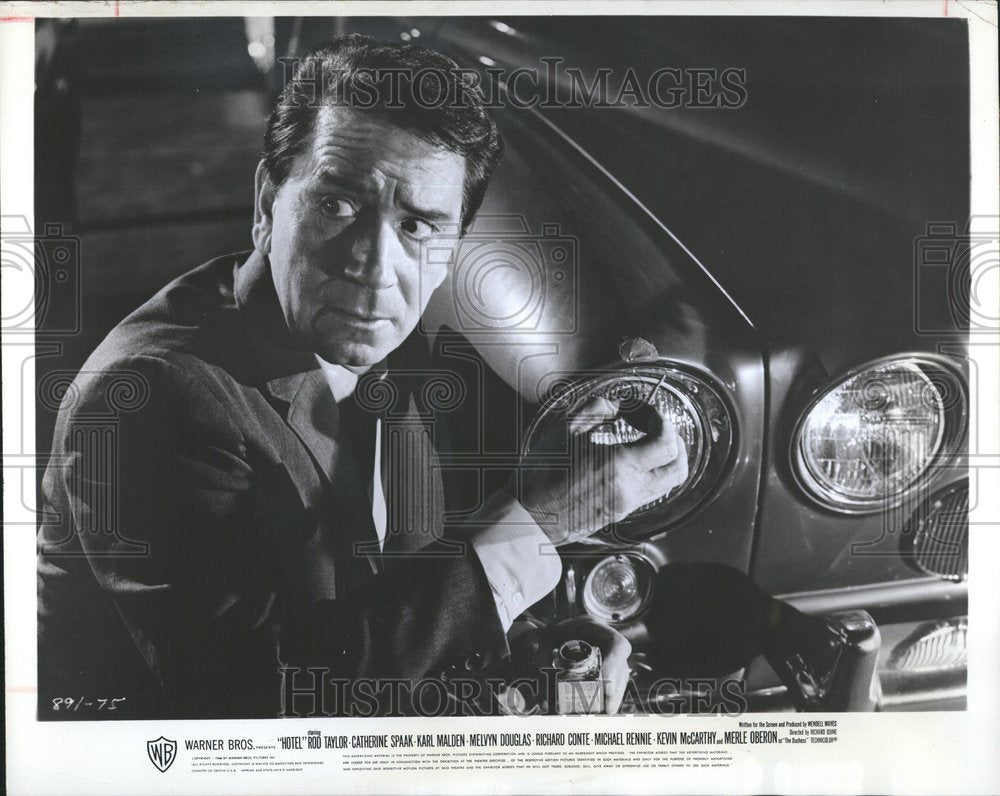 1967 Devious Detective Richard Conte car-Historic Images