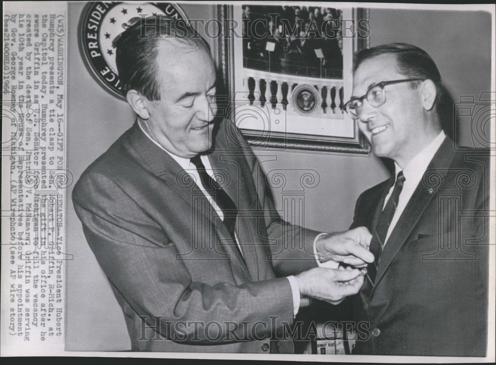 1966 Robert Griffin U.S.Senator . - Historic Images