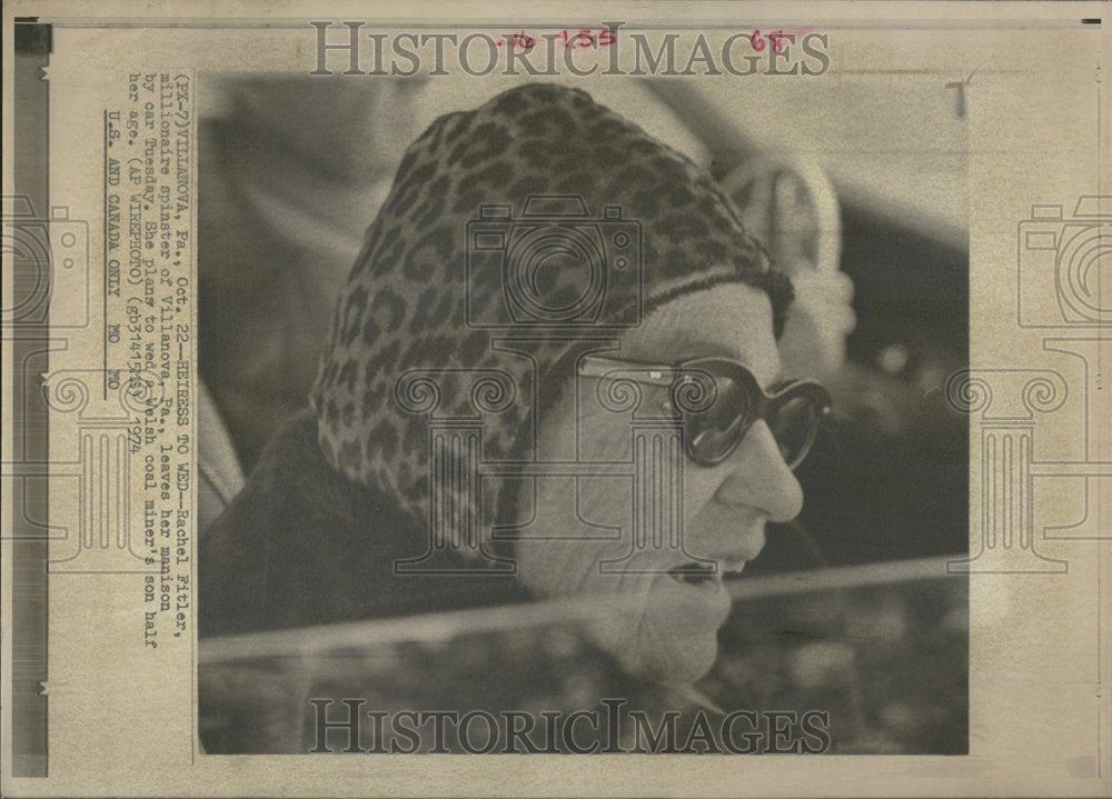 1974 Rachel Fitler Villanova Walsh Coal-Historic Images