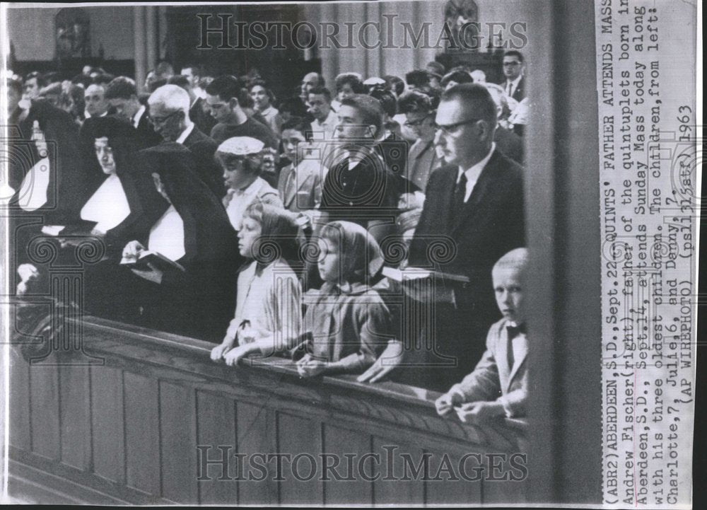 1963 Press Photo Andrew Fischer Film ProductionChildren - RRV48461 - Historic Images