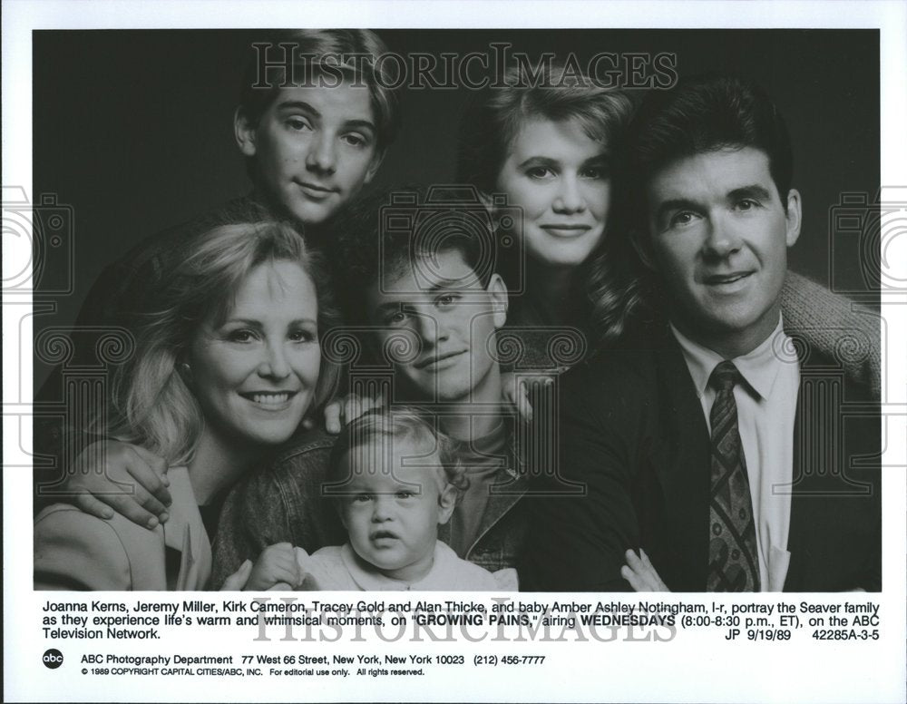 1989 Press Photo Joanna Miller Kirk Tracey Alan portray - RRV48609 - Historic Images