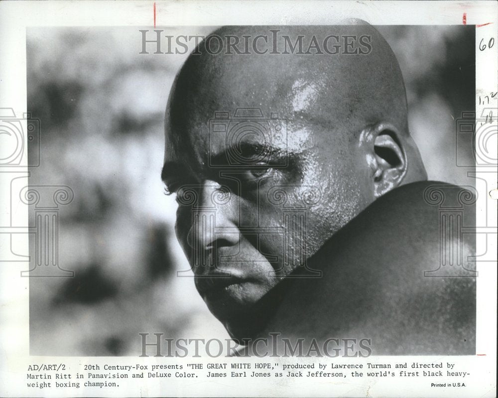 1970 James Earl Jones American Film Actor - Historic Images