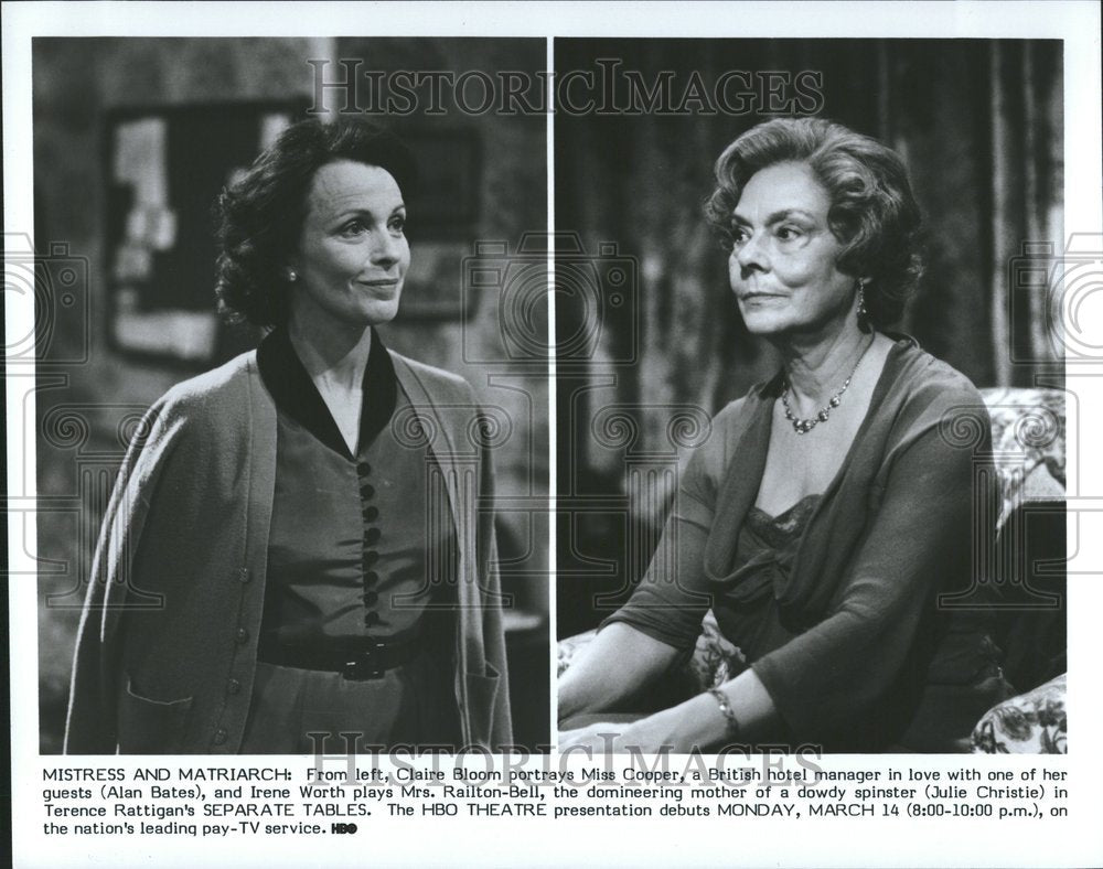 1985 Press Photo Claire Bloom English Film Actress - RRV49559- Historic Images