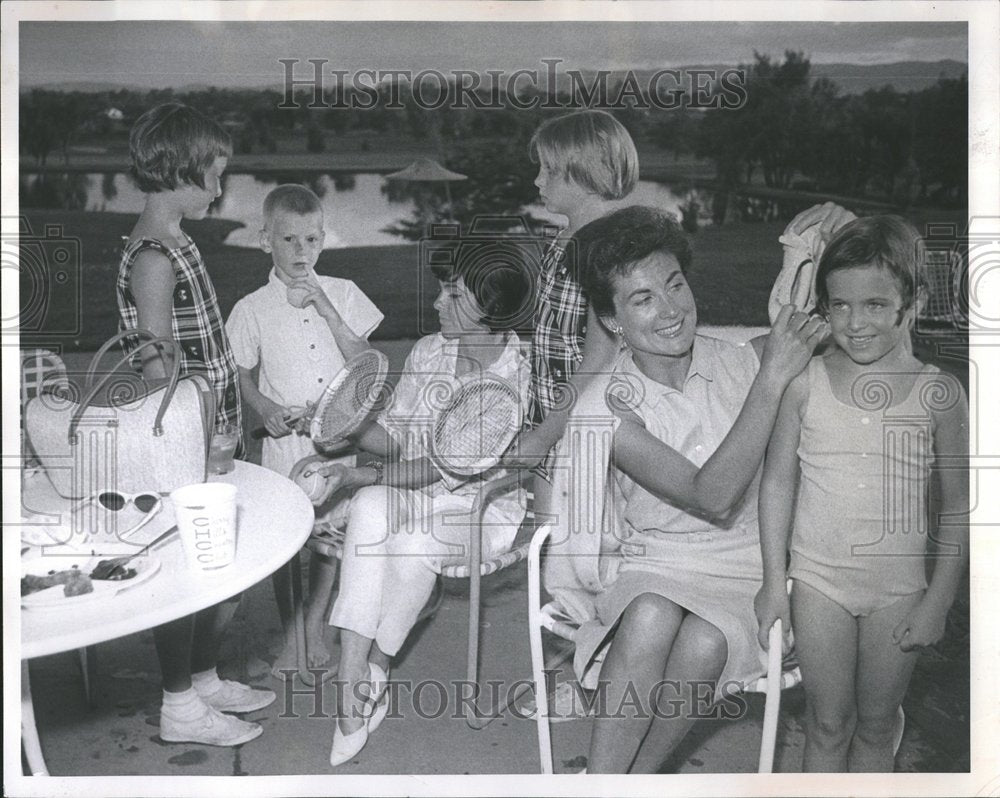 1963 Press Photo Cherry Hills Society Family Coughenour - RRV49993 - Historic Images