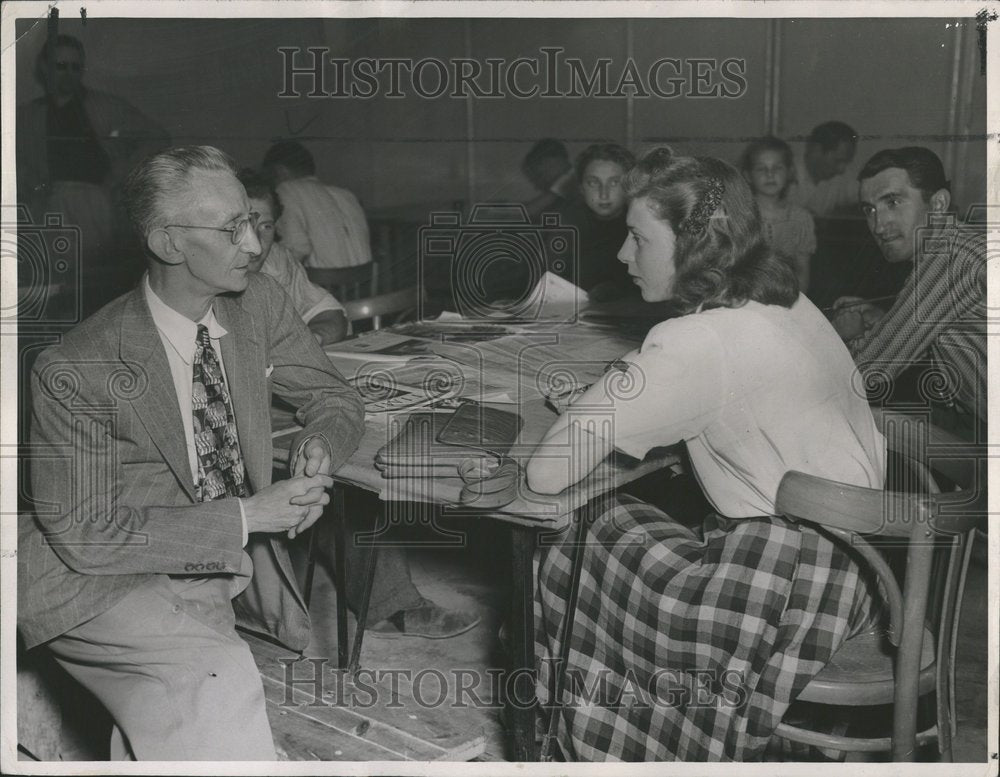 1949 Library Bagnoli Center-Historic Images