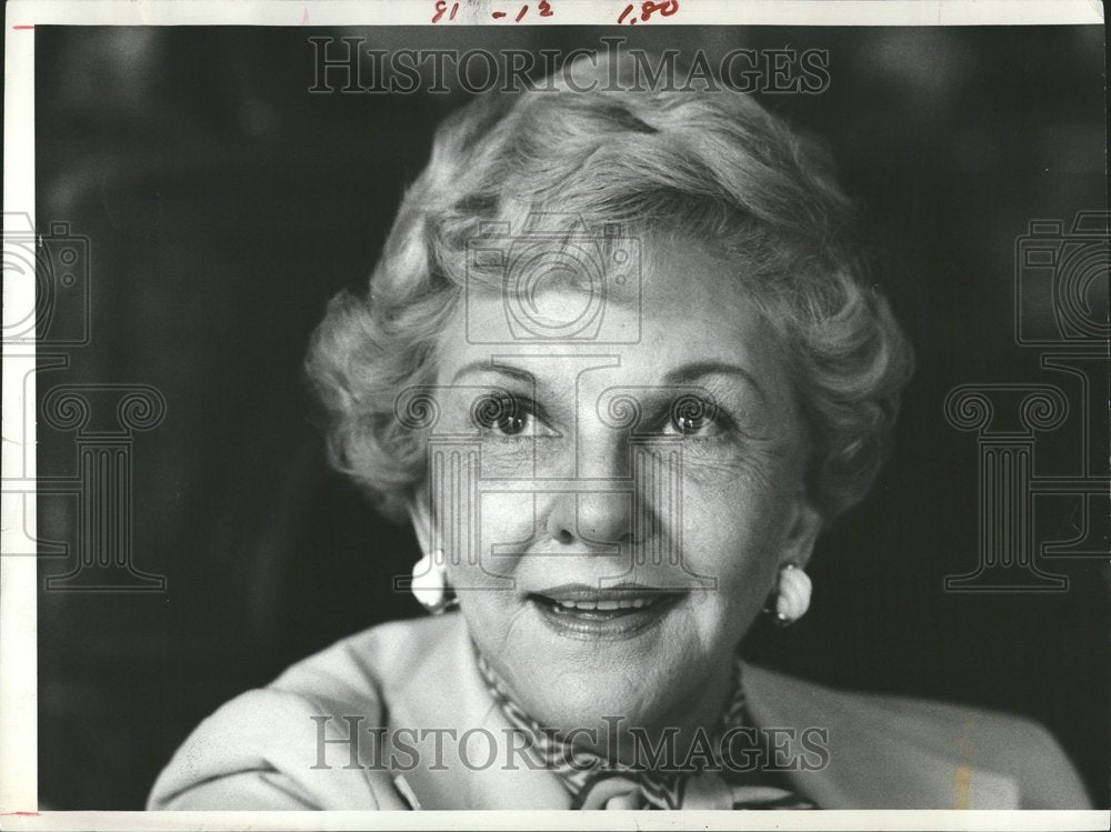 1978 Press Photo Mary Martin Actress - RRV50059 - Historic Images