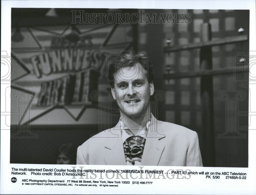 1990 Dave Coulier comedian comic actor host - Historic Images