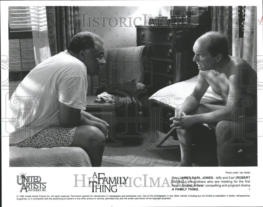 1996 Press Photo Actors James Earl Jones Robert Duvall - Historic Images