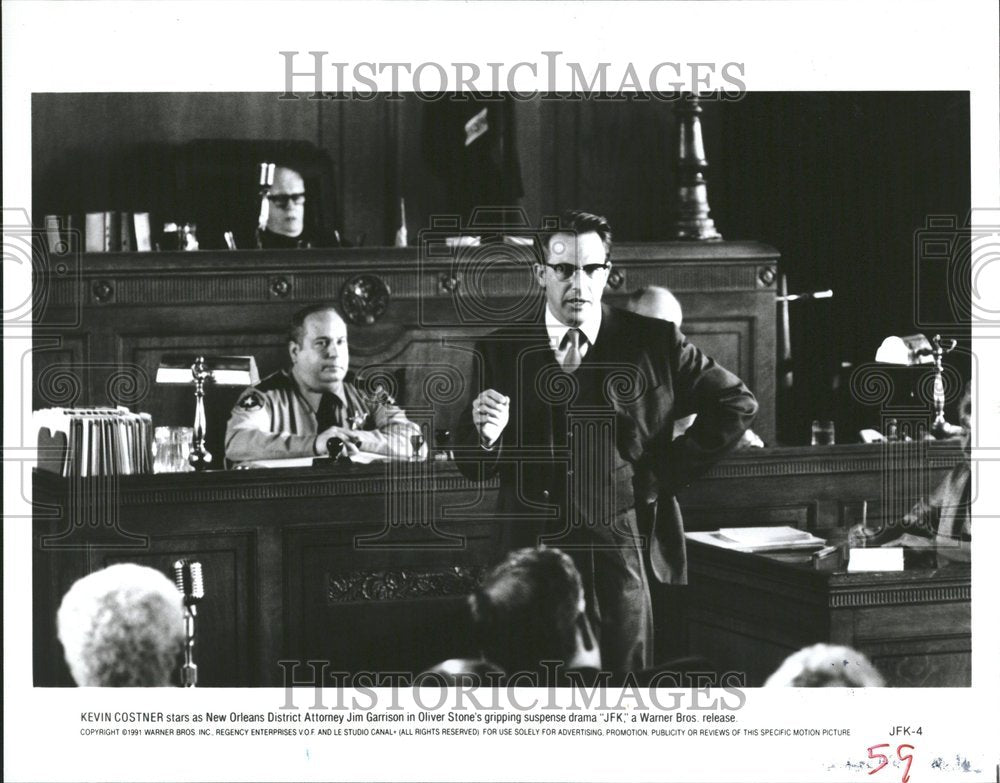 1991 JFK Drama Film Costner Stone Warner - Historic Images