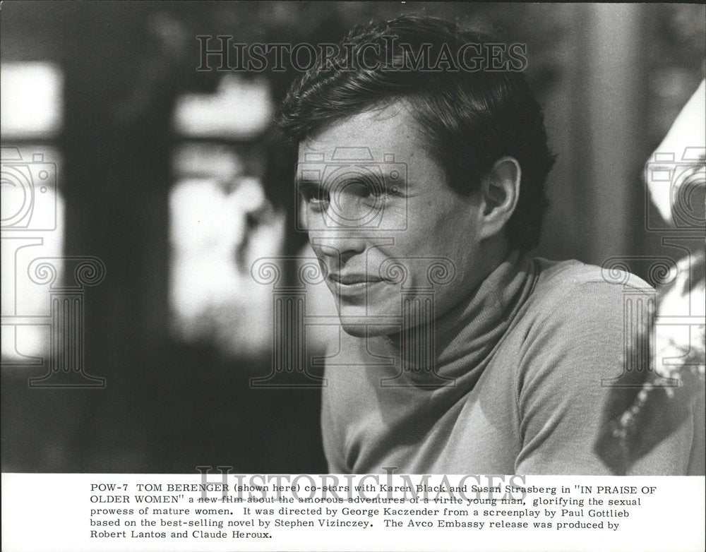 1979 Press Photo Tom Berenger Actor Praise Older Women - RRV50629 - Historic Images