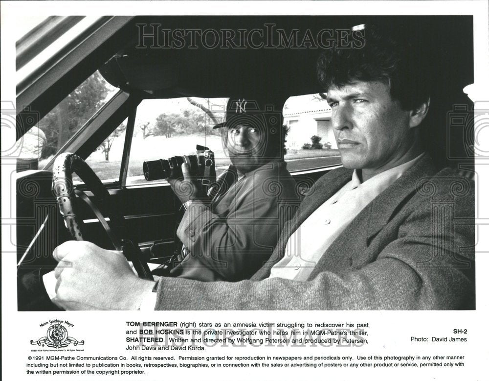 1991 Bob Hoskins Tom Berenger Shattered - Historic Images