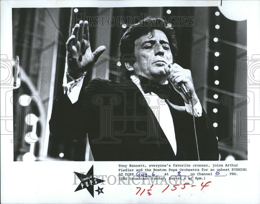 1978 Tony Bennett Singer Boston Pops-Historic Images