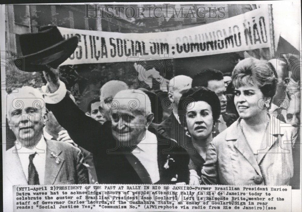 1964 Ex-Brazilian President Eurico Dutro - Historic Images