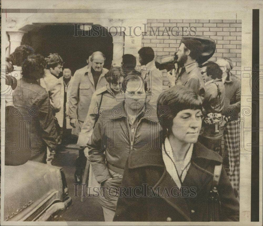 1976 Photo Patricia Campbell Hearst Trial For Bank Rob - Historic Images