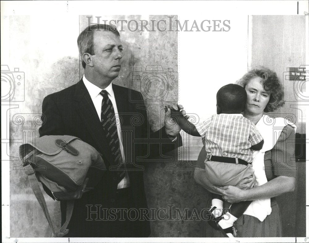 1990 Robert Turner Judy Turner Adoption Cas - Historic Images