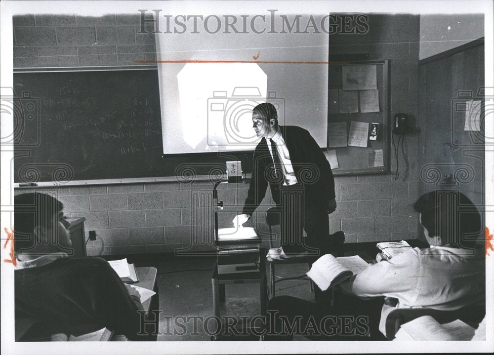 1967 Algebra Teacher James Wallendorf - Historic Images