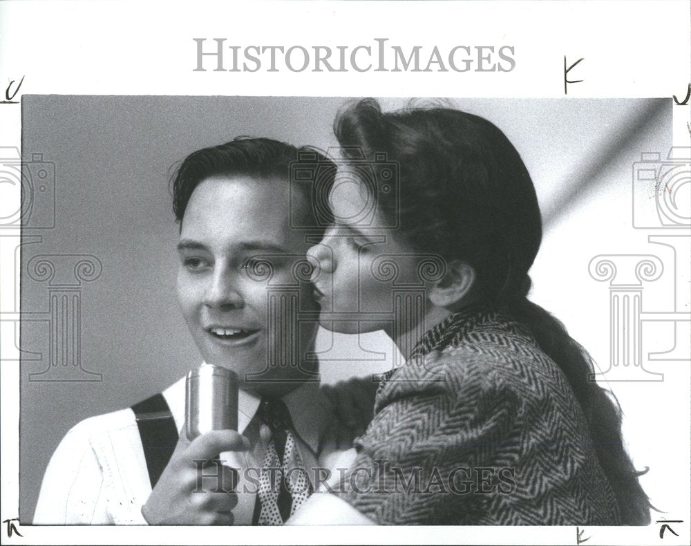 1992 Press Photo Joey Johnson/Karee Stegeman/Singers - Historic Images