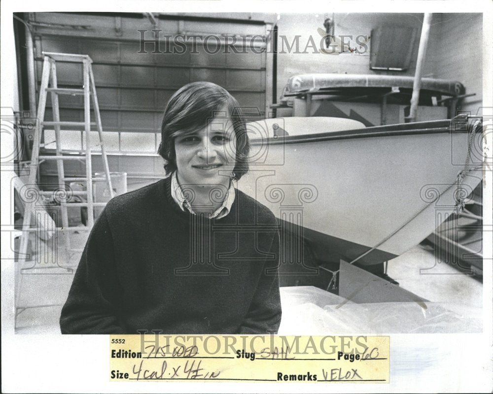1974, Howard Rice/Boat/Sail Around World - RRV51435 - Historic Images