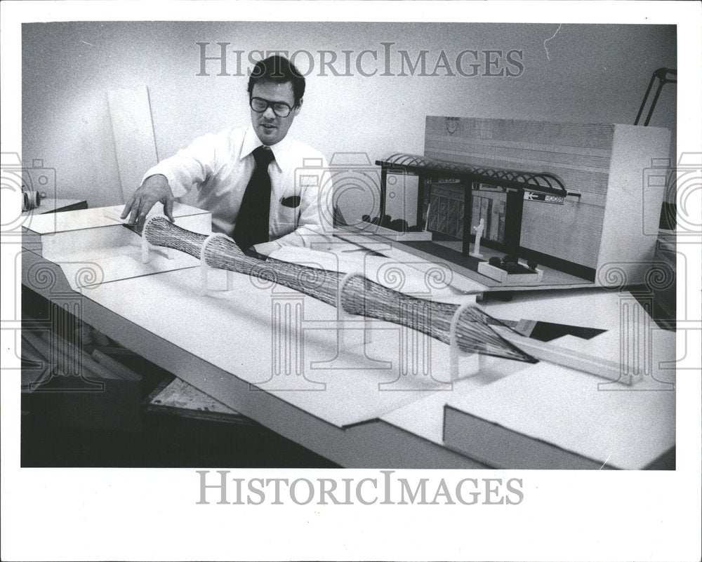 1978 City Planner Office Bridge Project-Historic Images