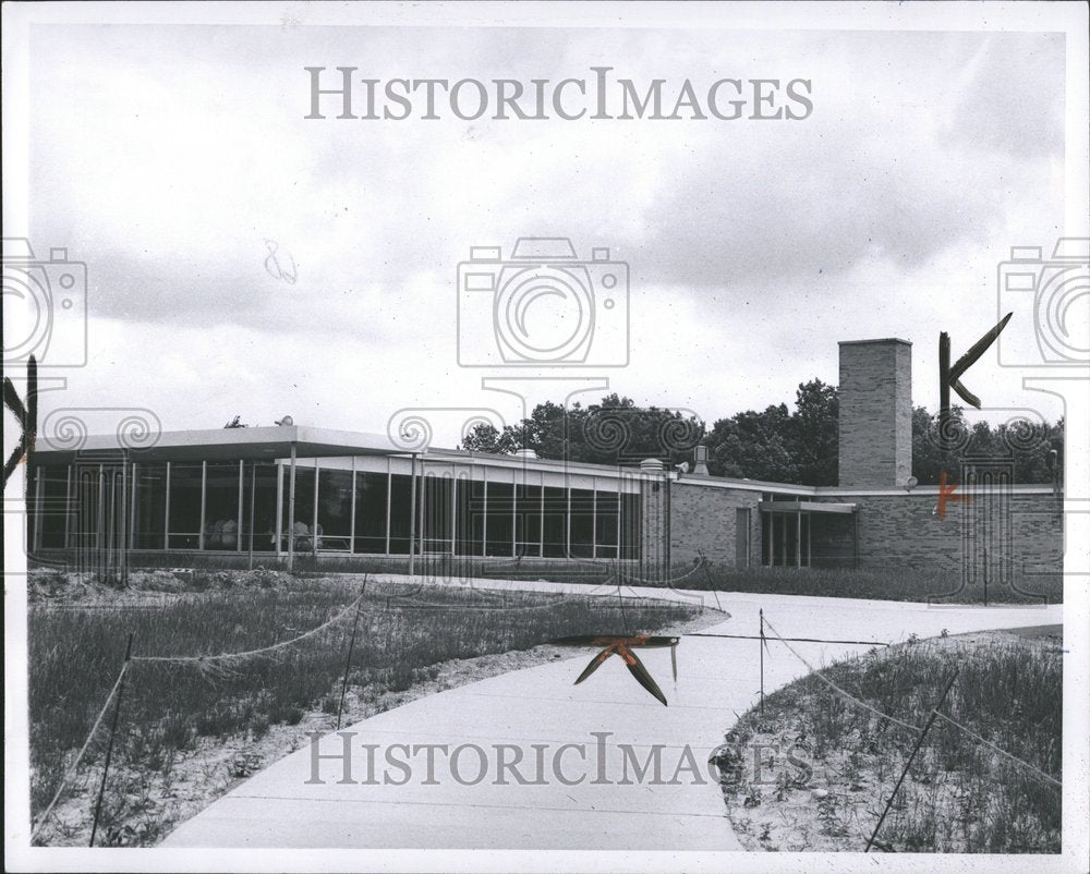 1958 New Elementary School Brighton Mich - Historic Images