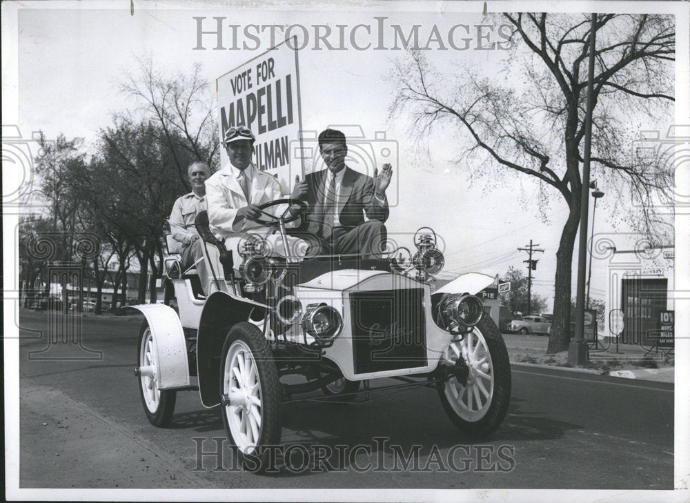 1955 Press Photo Ronald Mappelti Denver&#39;s district ride - Historic Images