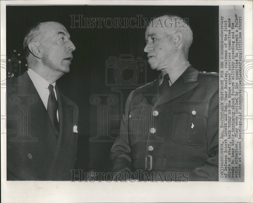 1953 Robert Lovett Omar Chairman Chief - Historic Images