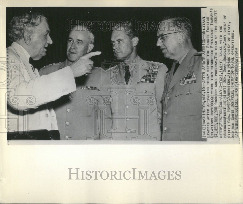 1949, Gen Omar Bradley Anderson Hoyt Louis - RRV52201 - Historic Images