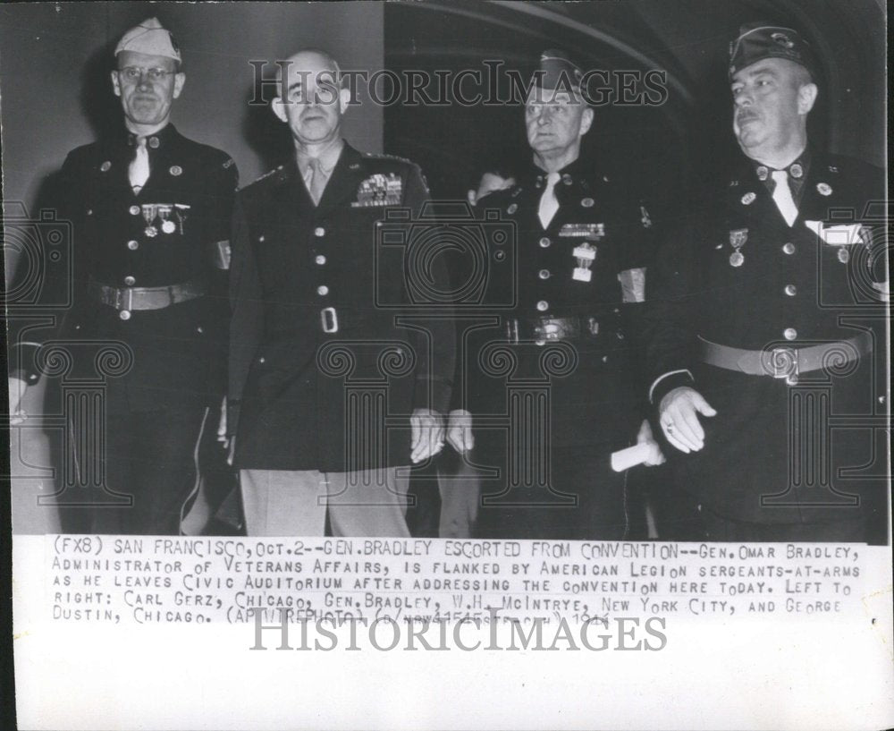 1946, Gen Omar Bradley American Civic Affair - RRV52511 - Historic Images