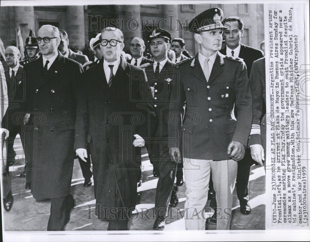 1959 Argentine President Arturo Frondizi - Historic Images