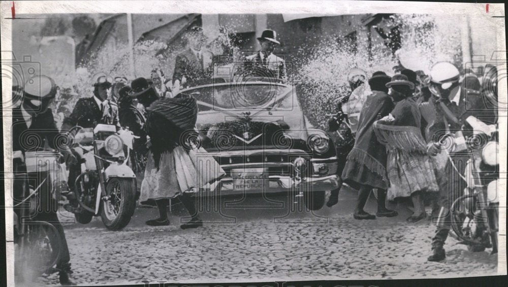 1961 Press Photo Arturo Frondizi Victor Paz Estenssoro - RRV52817 - Historic Images