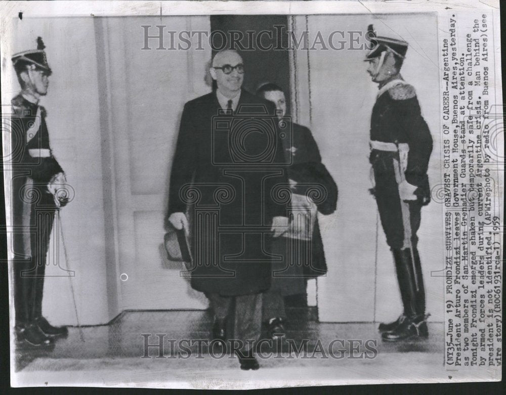 1959 Government House Argentine Arturo - Historic Images