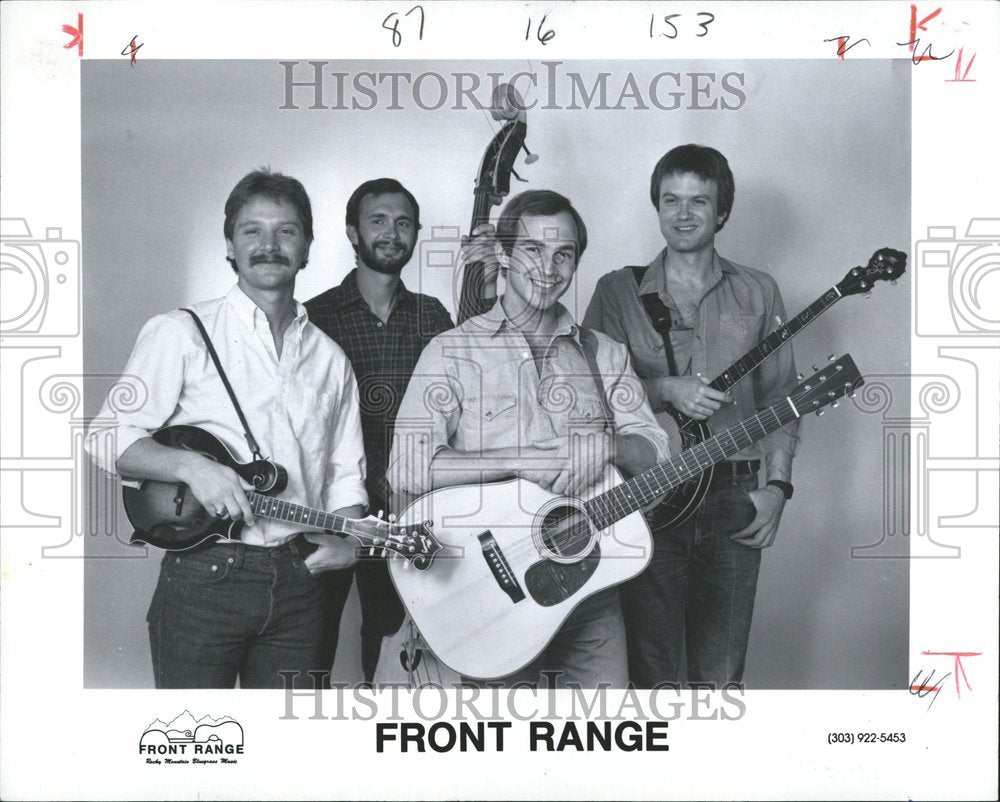 1987 Press Photo Front Range Bluegrass Musicians Band - RRV52837 - Historic Images