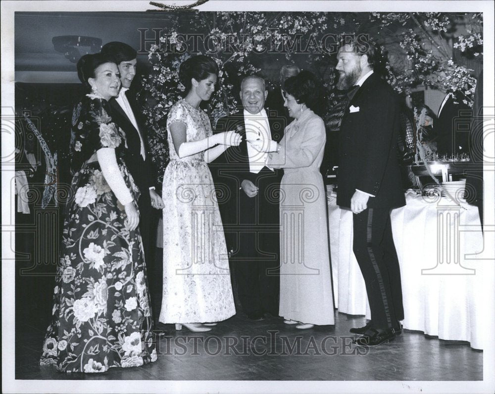 1969 Press Photo Cinderella Ball George Halley - RRV53325 - Historic Images