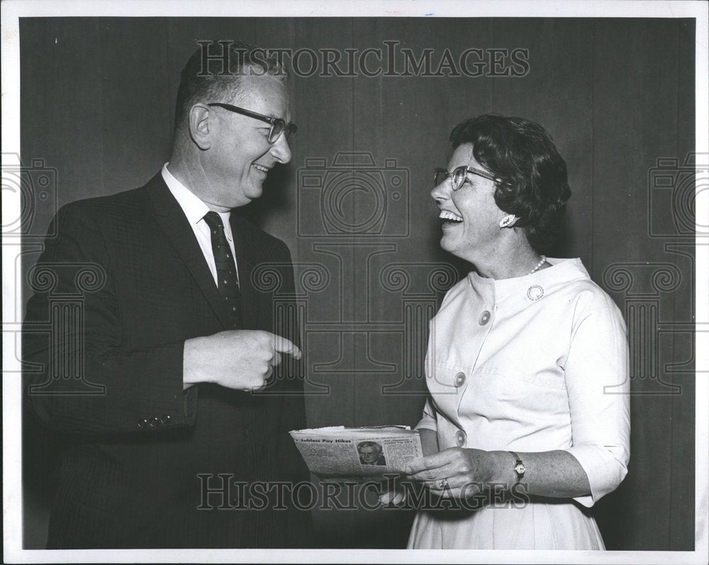 1965 Lawrence Hamilton news director Hayden - Historic Images