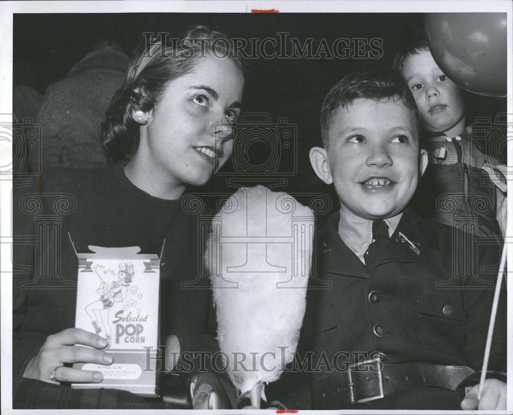 1957 Press Photo Catherine Bradly John McCaig Orphan - RRV53487 - Historic Images