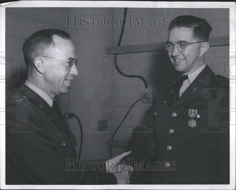 1958 Press Photo Colonel Mohlese Lieutenant Rice - RRV53649 - Historic Images