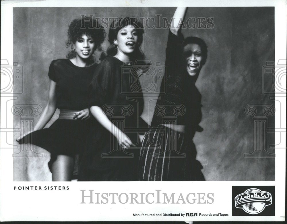 1984 Press Photo Pointer Sisters Entertainer Pop Disco - RRV53759 - Historic Images