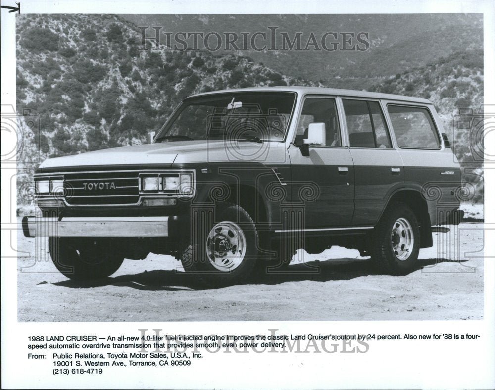 1987 Transmission Percent Four Speed Land - Historic Images