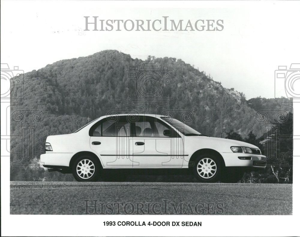 1992 Toyota Corolla Door DX Sedan Models - Historic Images