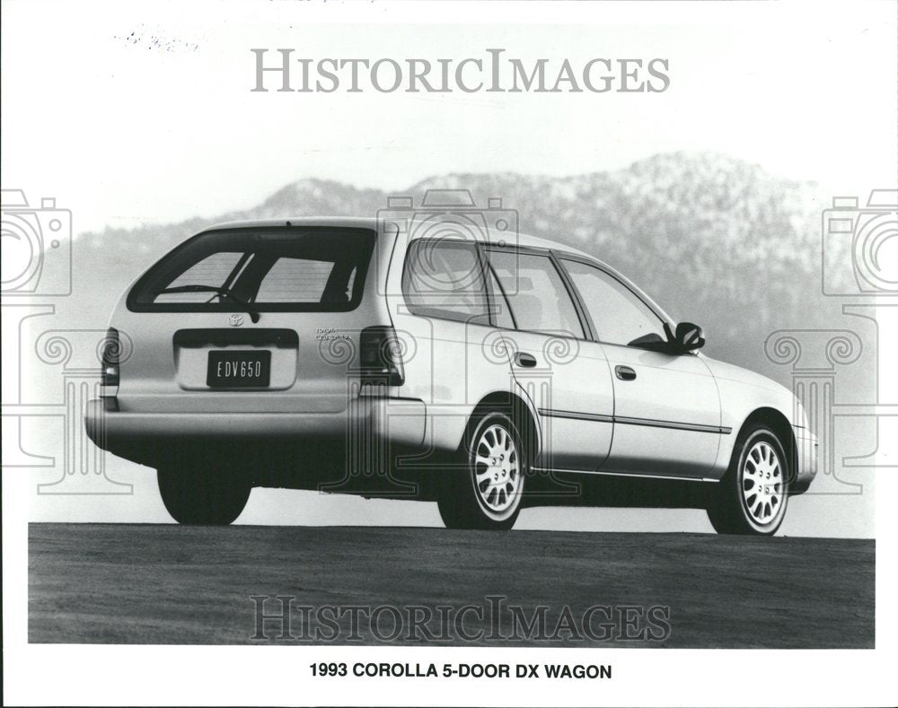 1992 Toyota Corolla Five Door DX Wagon - Historic Images