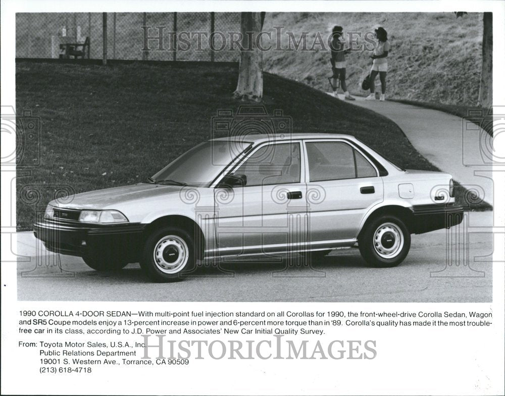 1990 Toyota Corolla Four Door Sedan - Historic Images