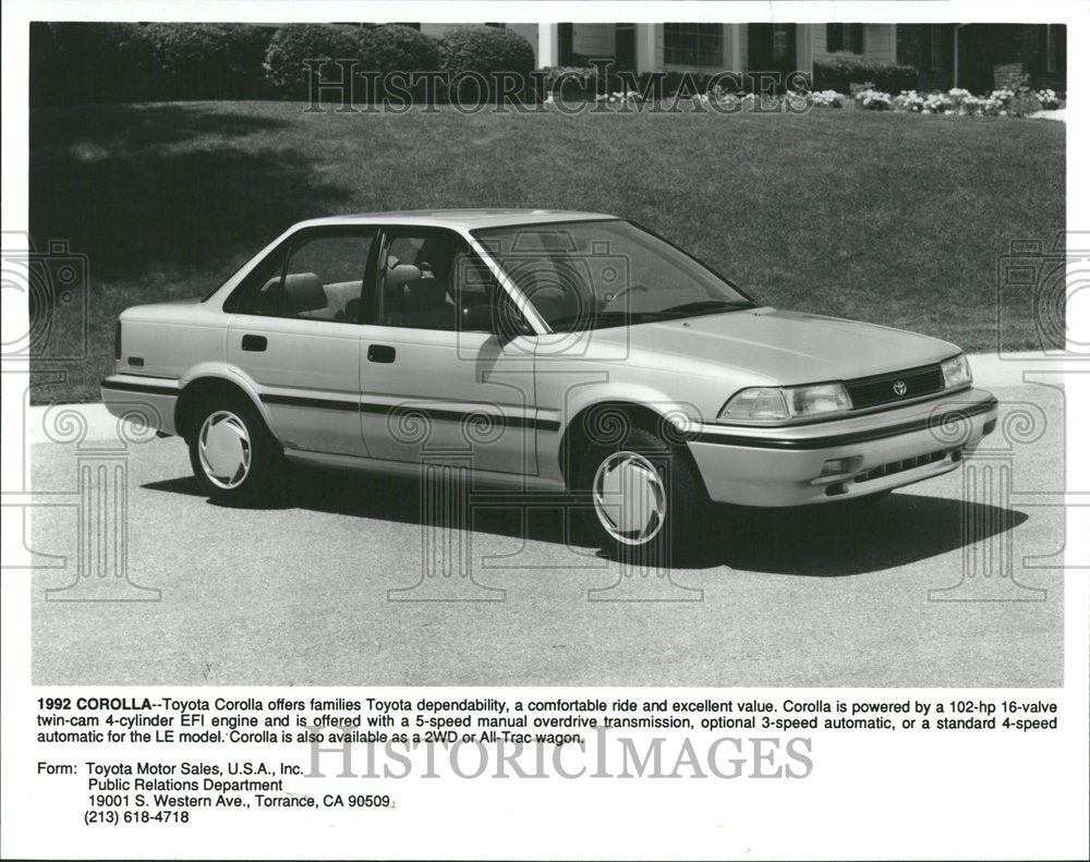 1992 Toyota Corolla - Historic Images