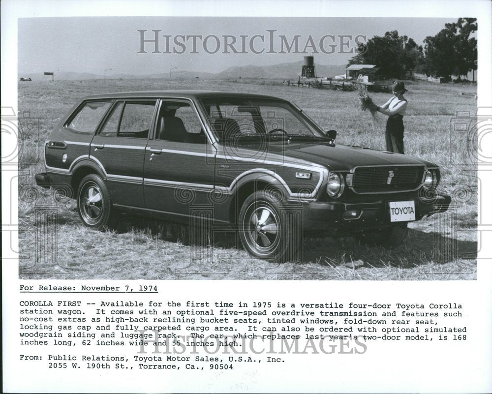 1976, Wagon Station Toyota Corolla First - RRV54037 - Historic Images